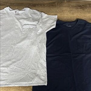Bundle of 2 Men’s Blue Pocket Tees